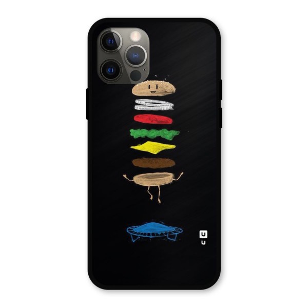 Burger Jump Metal Back Case for iPhone 12 Pro