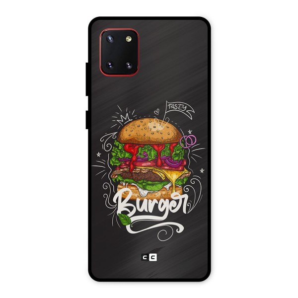 Burger Lover Metal Back Case for Galaxy Note 10 Lite