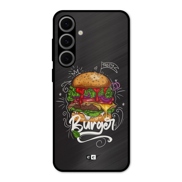 Burger Lover Metal Back Case for Galaxy S24 FE