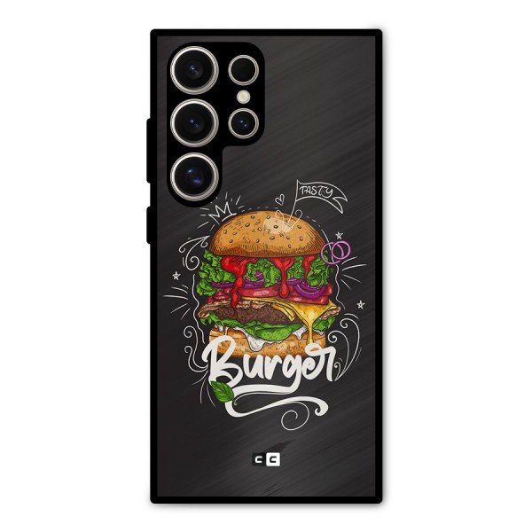 Burger Lover Metal Back Case for Galaxy S24 Ultra