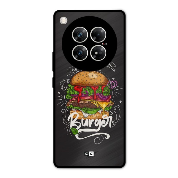 Burger Lover Metal Back Case for Infinix Zero 40 5G