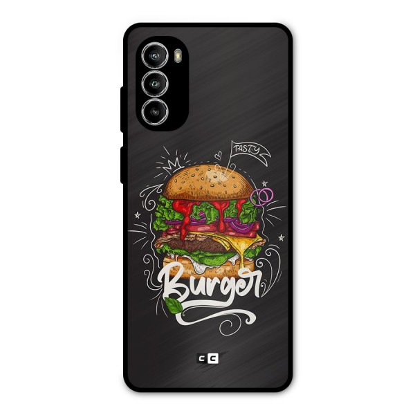 Burger Lover Metal Back Case for Moto G52