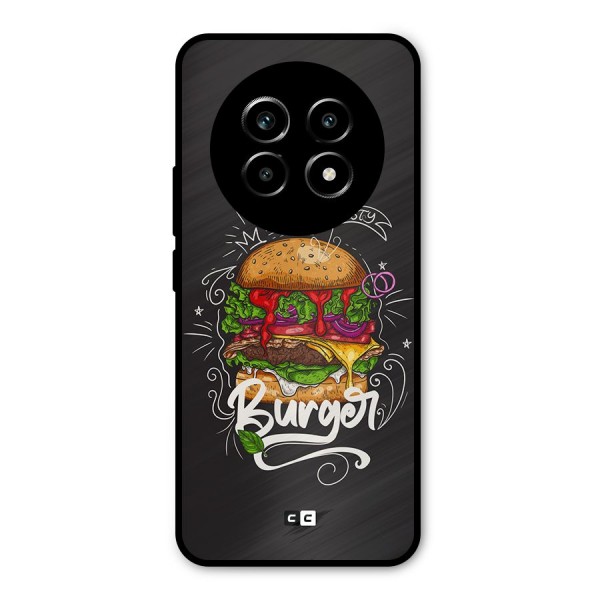 Burger Lover Metal Back Case for Realme 13 Pro