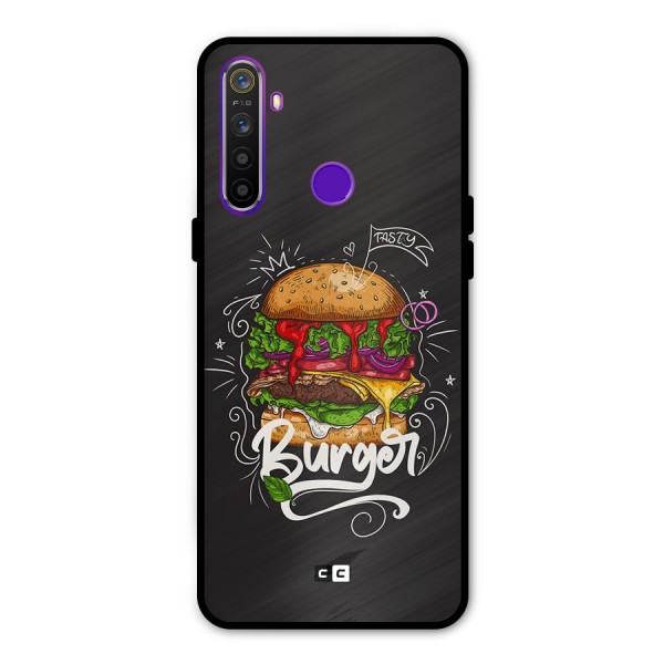 Burger Lover Metal Back Case for Realme Narzo 10