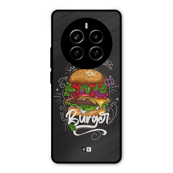Burger Lover Metal Back Case for Realme P1 Pro