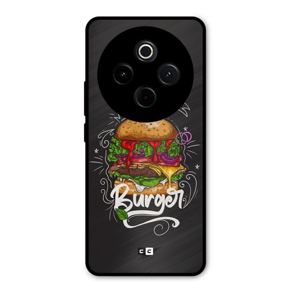 Burger Lover Metal Back Case for Vivo T4