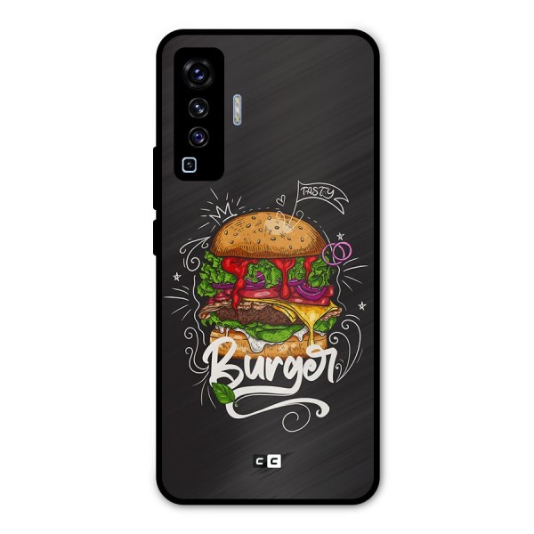 Burger Lover Metal Back Case for Vivo X50