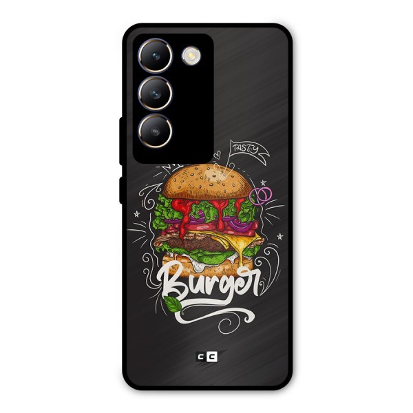 Burger Lover Metal Back Case for Vivo Y200e