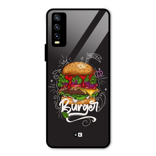 Burger Lover Metal Back Case for Vivo Y20i