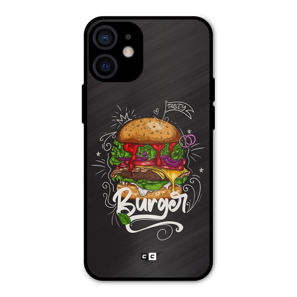 Burger Lover Metal Back Case for iPhone 12 Mini