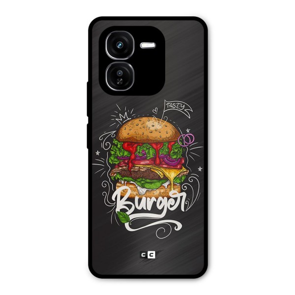 Burger Lover Metal Back Case for iQOO Z9x