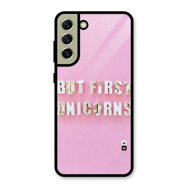 But First Unicorns Metal Back Case for Galaxy S21 FE 5G (2023)