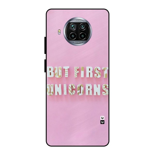 But First Unicorns Metal Back Case for Mi 10i