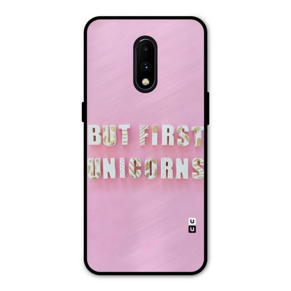 But First Unicorns Metal Back Case for OnePlus 7