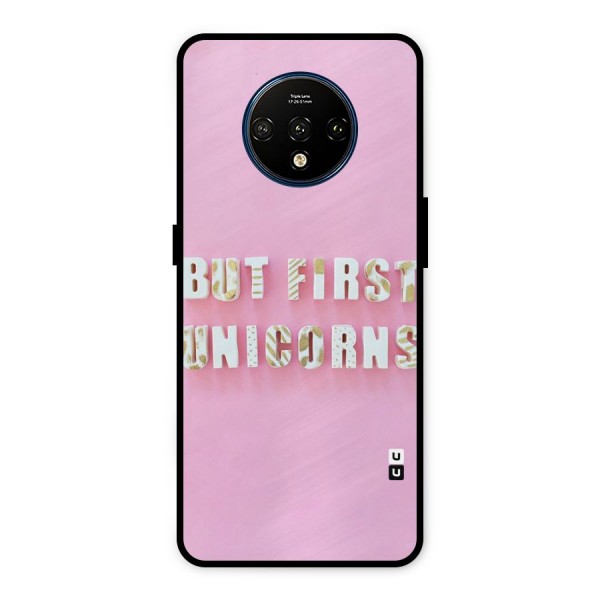 But First Unicorns Metal Back Case for OnePlus 7T