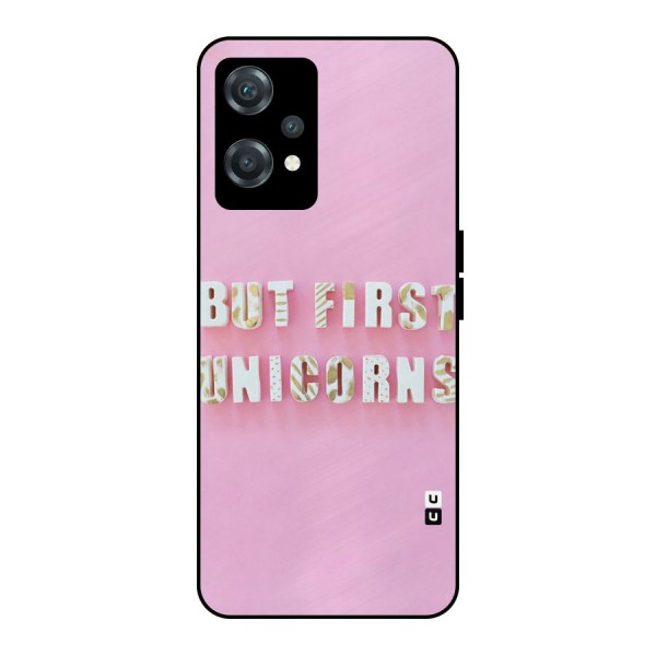 But First Unicorns Metal Back Case for OnePlus Nord CE 2 Lite 5G