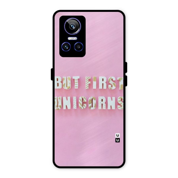 But First Unicorns Metal Back Case for Realme GT Neo 3