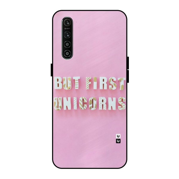 But First Unicorns Metal Back Case for Realme XT