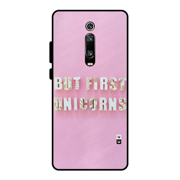 But First Unicorns Metal Back Case for Redmi K20 Pro