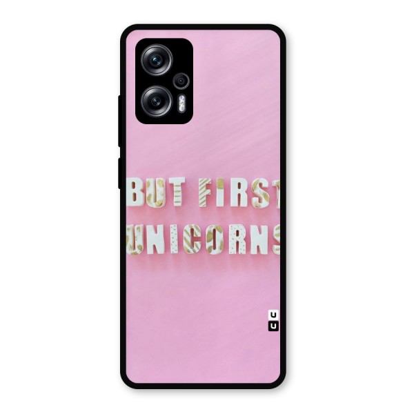 But First Unicorns Metal Back Case for Redmi K50i