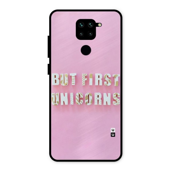 But First Unicorns Metal Back Case for Redmi Note 9