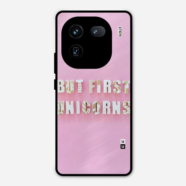 But First Unicorns Metal Back Case for iQOO 12