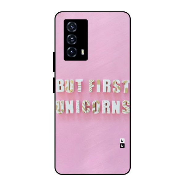But First Unicorns Metal Back Case for iQOO Z5