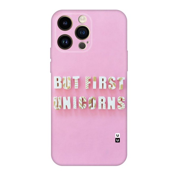 But First Unicorns Original Polycarbonate Back Case for iPhone 14 Pro Max