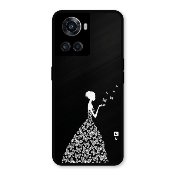 Butterfly Dress Metal Back Case for OnePlus 10R