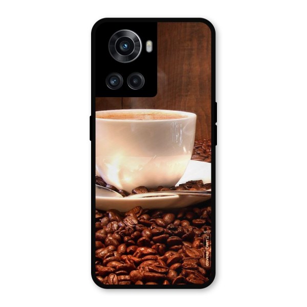 Caffeine Beans Metal Back Case for OnePlus 10R