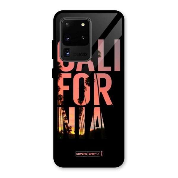 California Glass Back Case for Galaxy S20 Ultra
