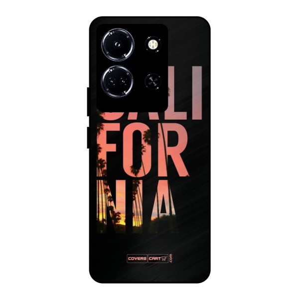 California Metal Back Case for Infinix Note 30 5G