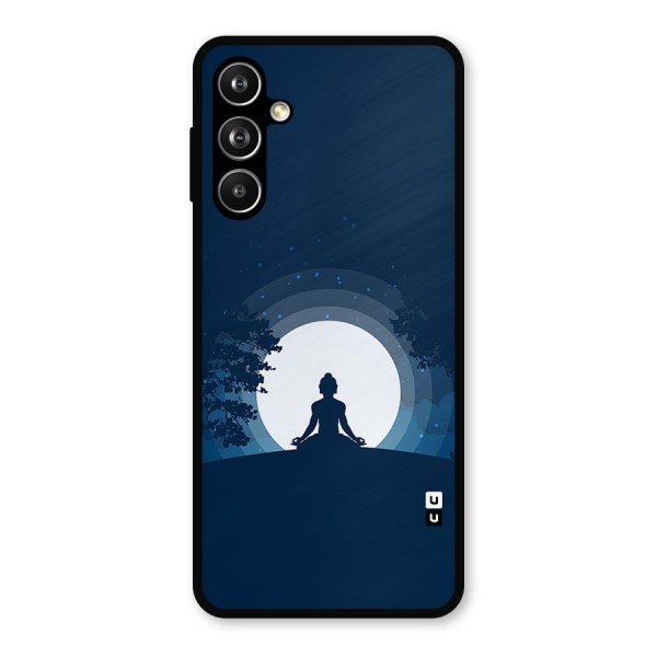 Calm Meditation Metal Back Case for Galaxy F54