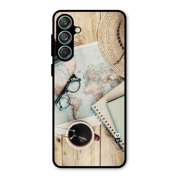 Camera Notebook Metal Back Case for Galaxy M55 5G