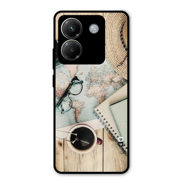Camera Notebook Metal Back Case for Poco M7 Pro 5G