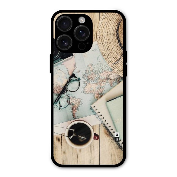 Camera Notebook Metal Back Case for iPhone 16 Pro Max