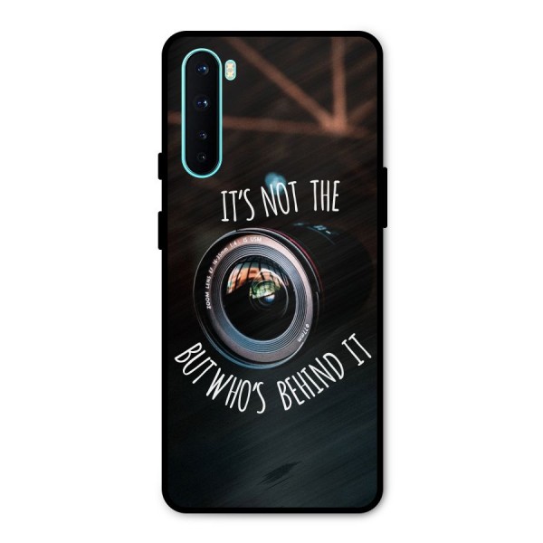 Camera Quote Metal Back Case for OnePlus Nord
