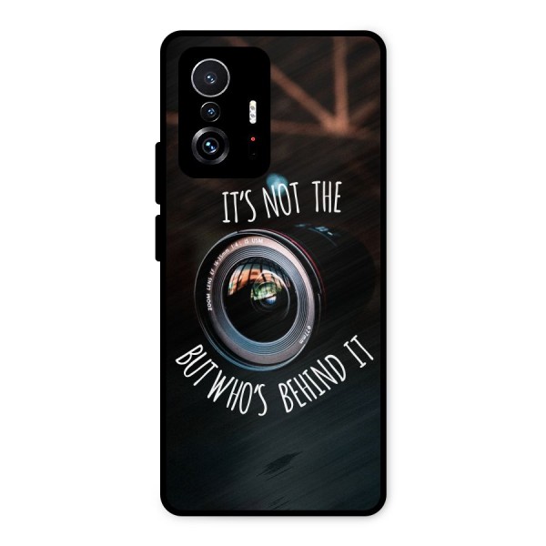 Camera Quote Metal Back Case for Xiaomi 11T Pro