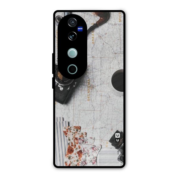 Camera Smoky Pipe Metal Back Case for Vivo V40 Pro