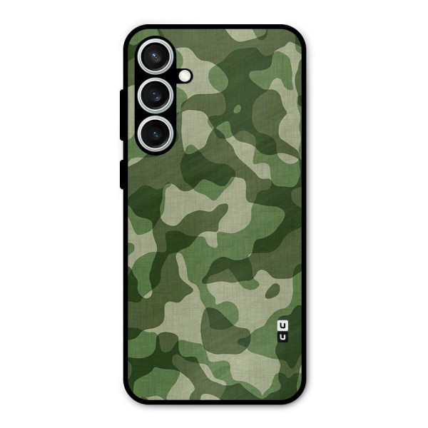 Camouflage Pattern Art Metal Back Case for Galaxy S23 FE
