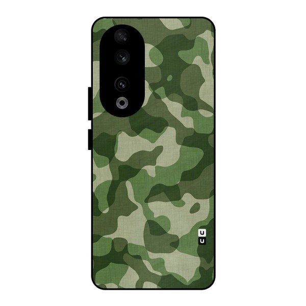 Camouflage Pattern Art Metal Back Case for Honor 90