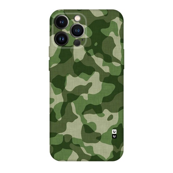 Camouflage Pattern Art Original Polycarbonate Back Case for iPhone 13 Pro Max