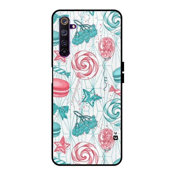 Candies And Macroons Metal Back Case for Realme 6 Pro