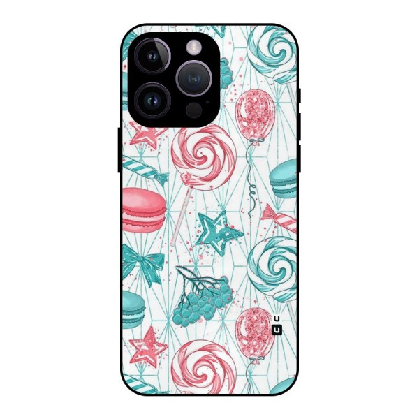 Candies And Macroons Metal Back Case for iPhone 14 Pro Max