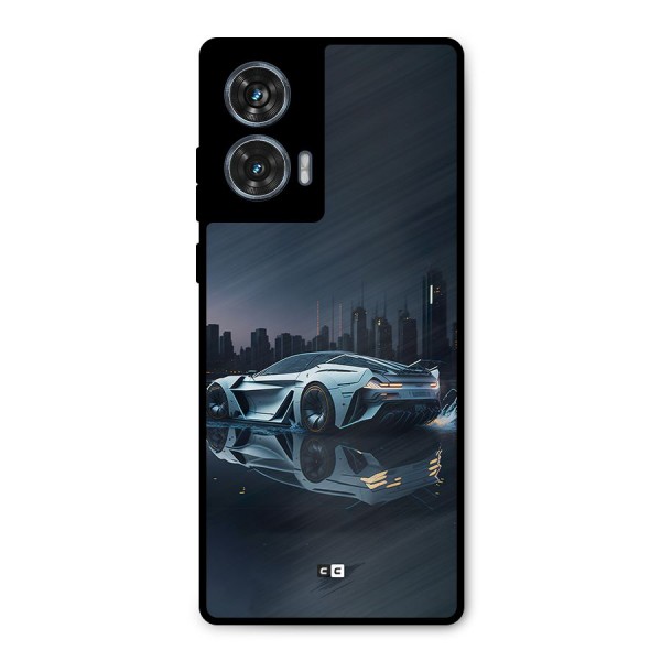 Car of Future Metal Back Case for Motorola Edge 50 Fusion