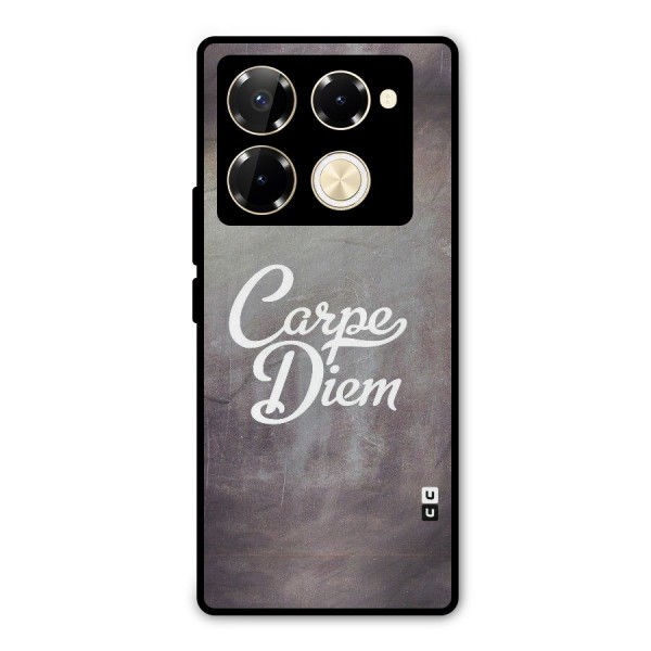 Carpe Diem Rugged Metal Back Case for Infinix Note 40 Pro Plus
