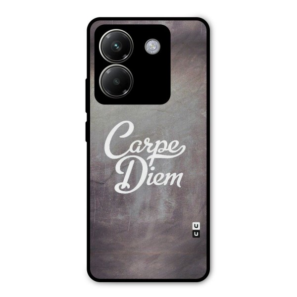Carpe Diem Rugged Metal Back Case for Poco M7 Pro 5G