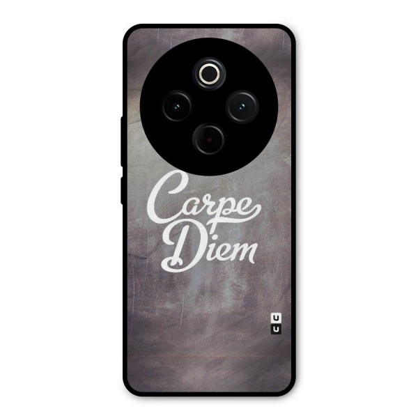 Carpe Diem Rugged Metal Back Case for Vivo T4