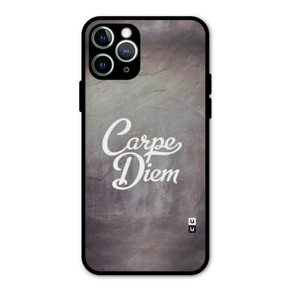 Carpe Diem Rugged Metal Back Case for iPhone 11 Pro Max
