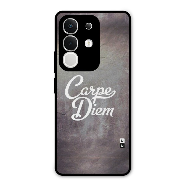 Carpe Diem Rugged Metal Back Case for iQOO Z10x